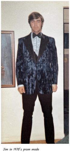 Jim in 1970’s prom mode