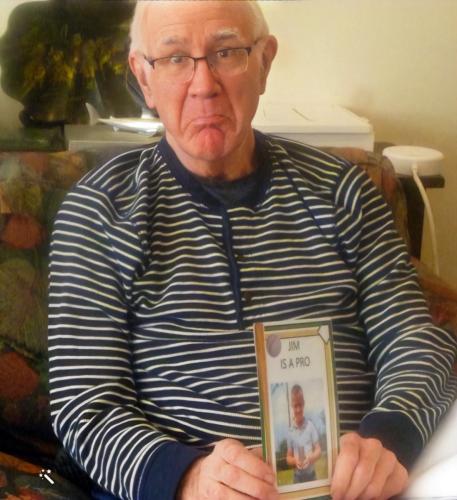 Jim always loved mugging for the camera!