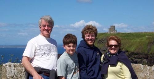 The Hughes Family, Cliffs of Moher, 08_08_2007
